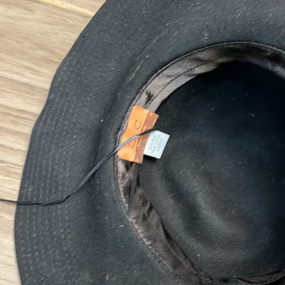 C.C WOOL FLOPPY BEACH HAT BLACK - Picture 16 of 16